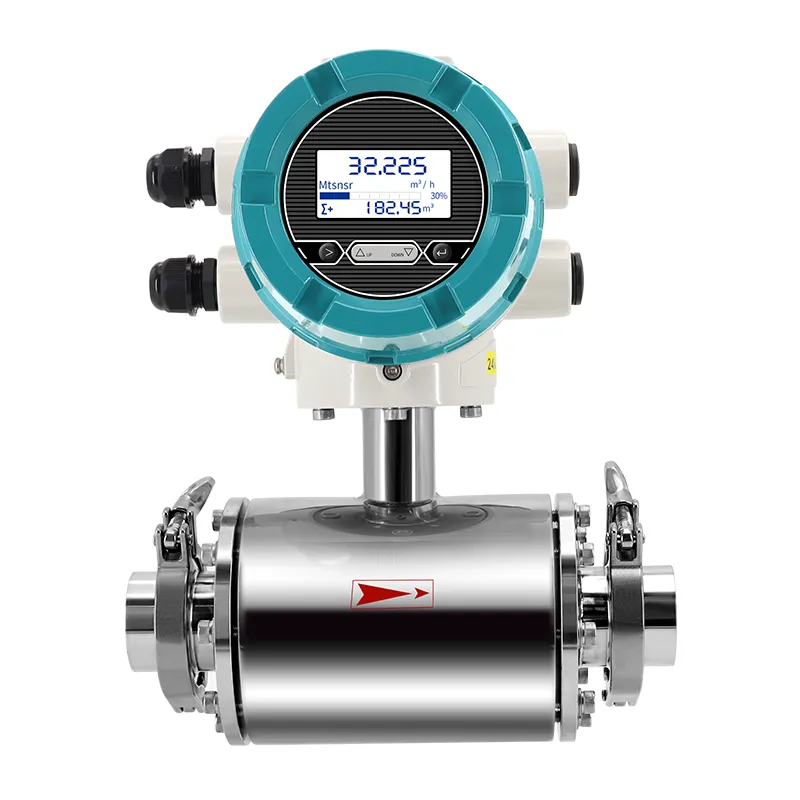stainless steel electromagnetic flow meter for water flow rate meter