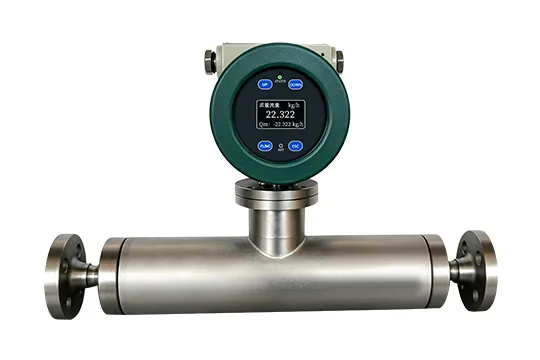Gerades Rohr Coriolis Durchfluss messer