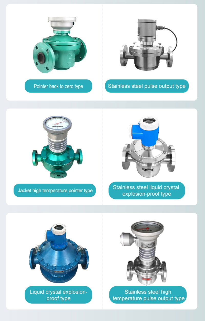 Cast Iron Oval Gear Flow Meter for Flow Meter and Controller