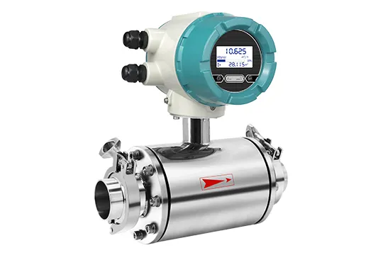 Sanitär klemme Elektro magnetischer Durchfluss messer