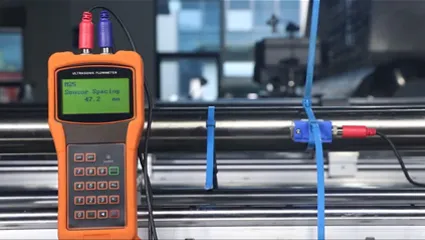 Handheld Ultraschall-Durchfluss messer Installation Video